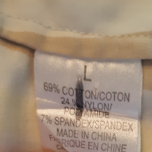 Elie tahari LS button down shirt sz large *A1 - Picture 6 of 7